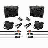 2x QTX Delta 50 Portable Sound inkl. 2x kabelloses Mikrofon